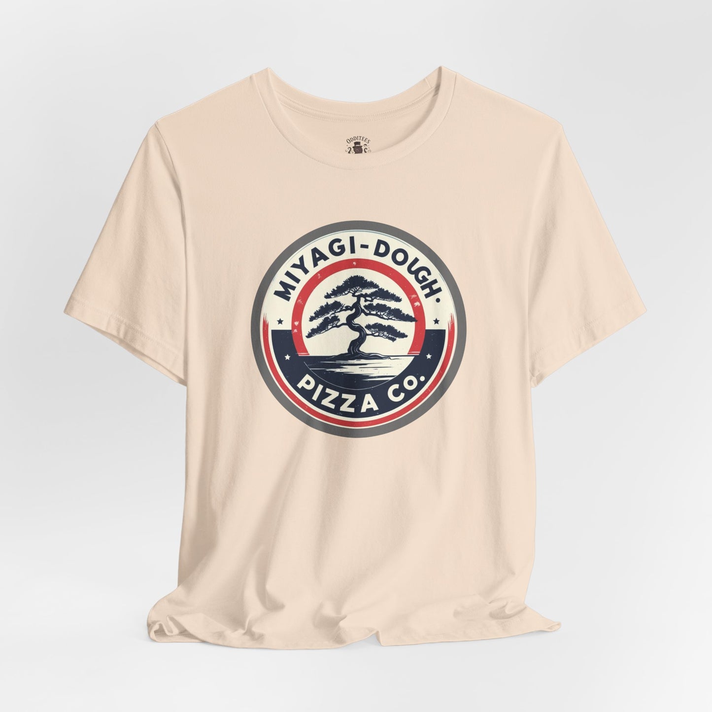 Miyagi-Dough Pizza Co. Tee — Vintage Bonsai Pizza Logo