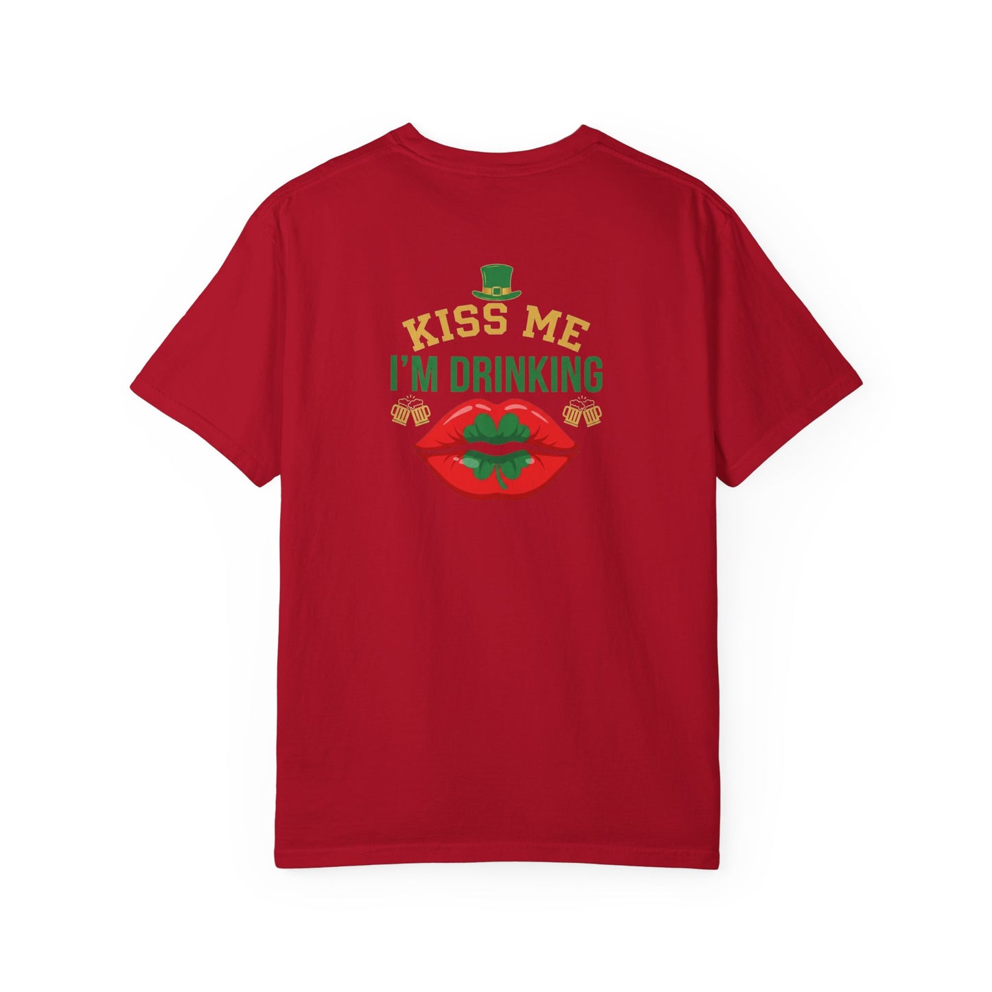 Kiss Me I'm Drinking St. Patricks Day T-Shirt — OddInk Seasonal Design