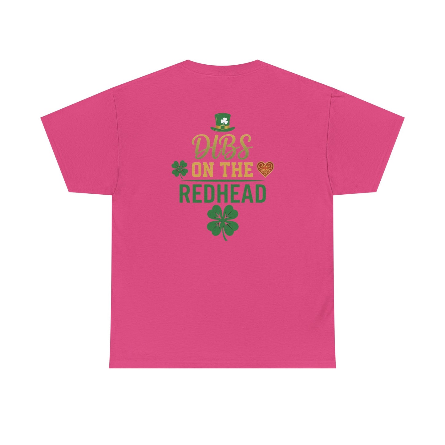 Dibs on the Redhead T‑Shirt — St. Patrick’s Day Shamrock OddInk Seasonal Designs Tee
