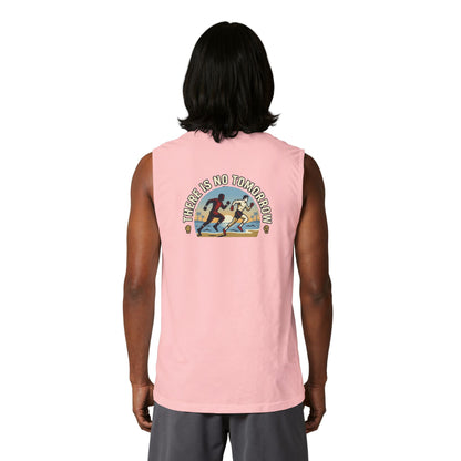 Muscle Tank — 'There Is No Tomorrow' Retro Running Graphic