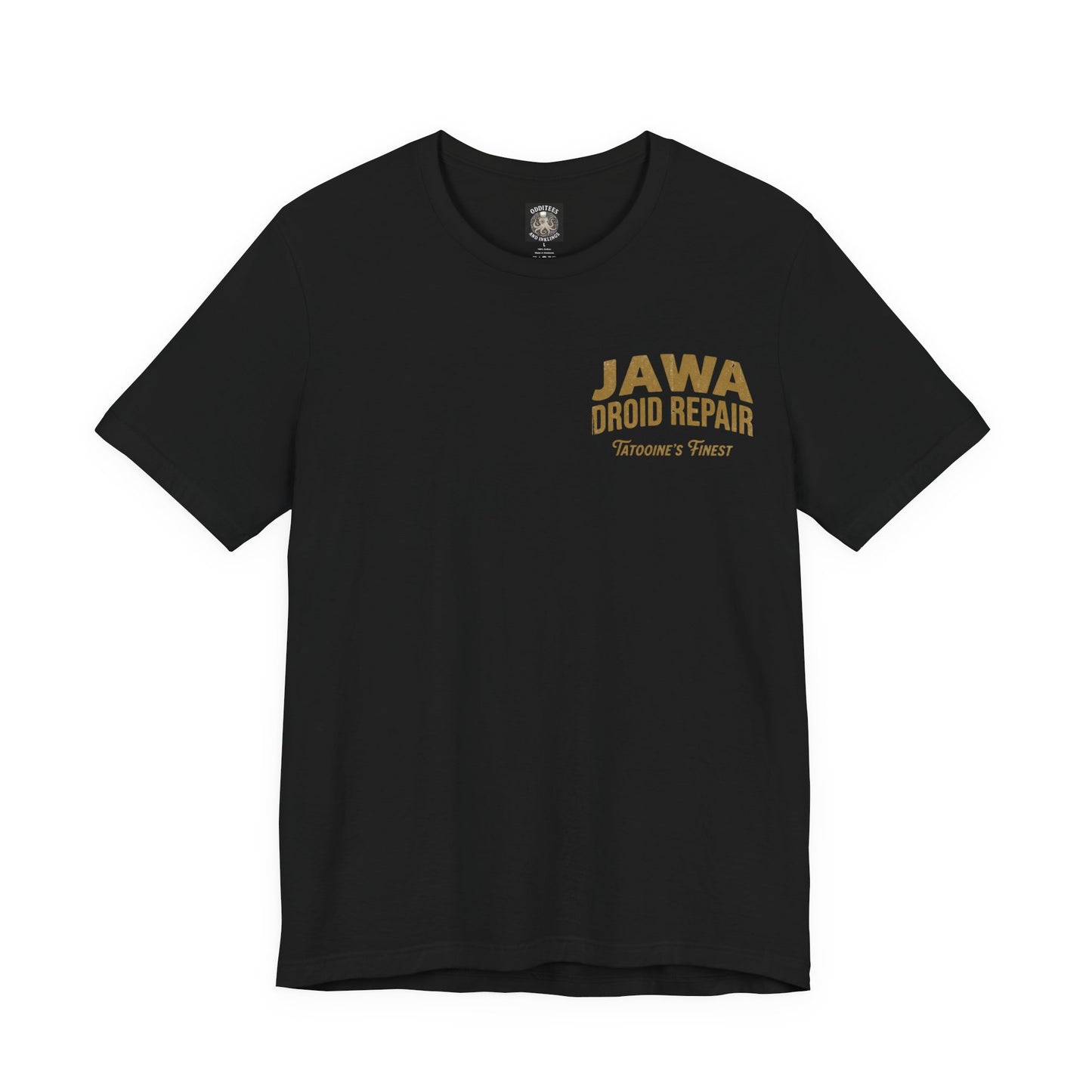 Jawa Droid Repair T‑Shirt — Tatooine’s Finest Vintage Sci‑Fi Star Wars Inspired Tee