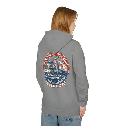 The Pork-Chop Express Hoodie — Retro Trucking Graphic Hooded Sweatshirt