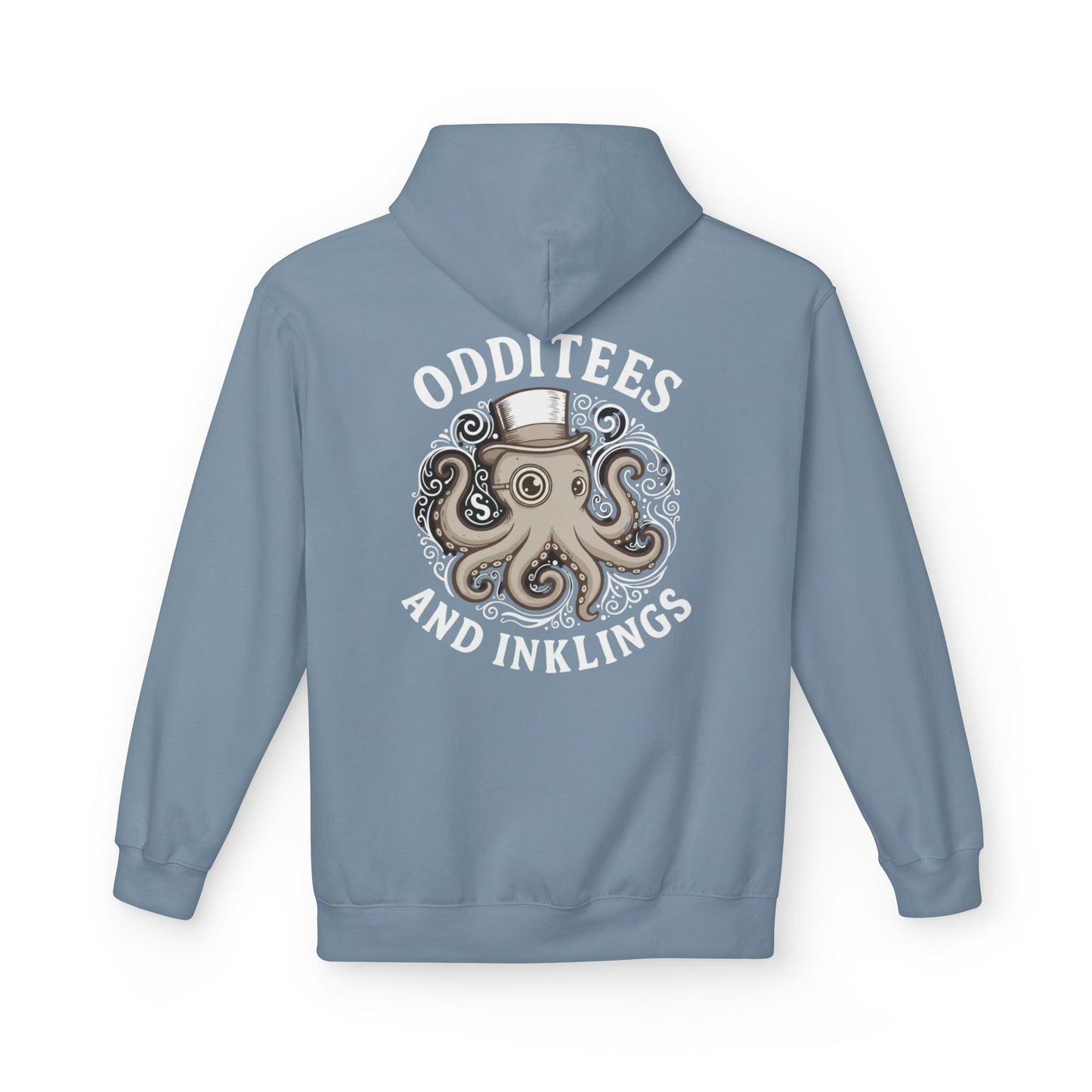 Octopus Logo Hoodie — "Odd Tees and Inklings" Graphic Pullover