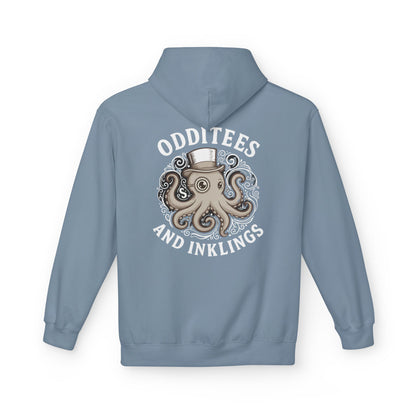Octopus Logo Hoodie — "Odd Tees and Inklings" Graphic Pullover