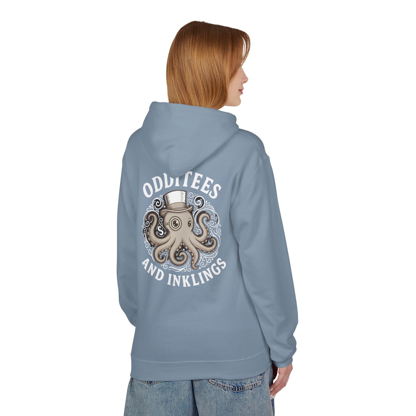 Octopus Logo Hoodie — "Odd Tees and Inklings" Graphic Pullover