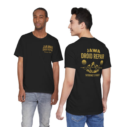 Jawa Droid Repair T‑Shirt — Tatooine’s Finest Vintage Sci‑Fi Star Wars Inspired Tee