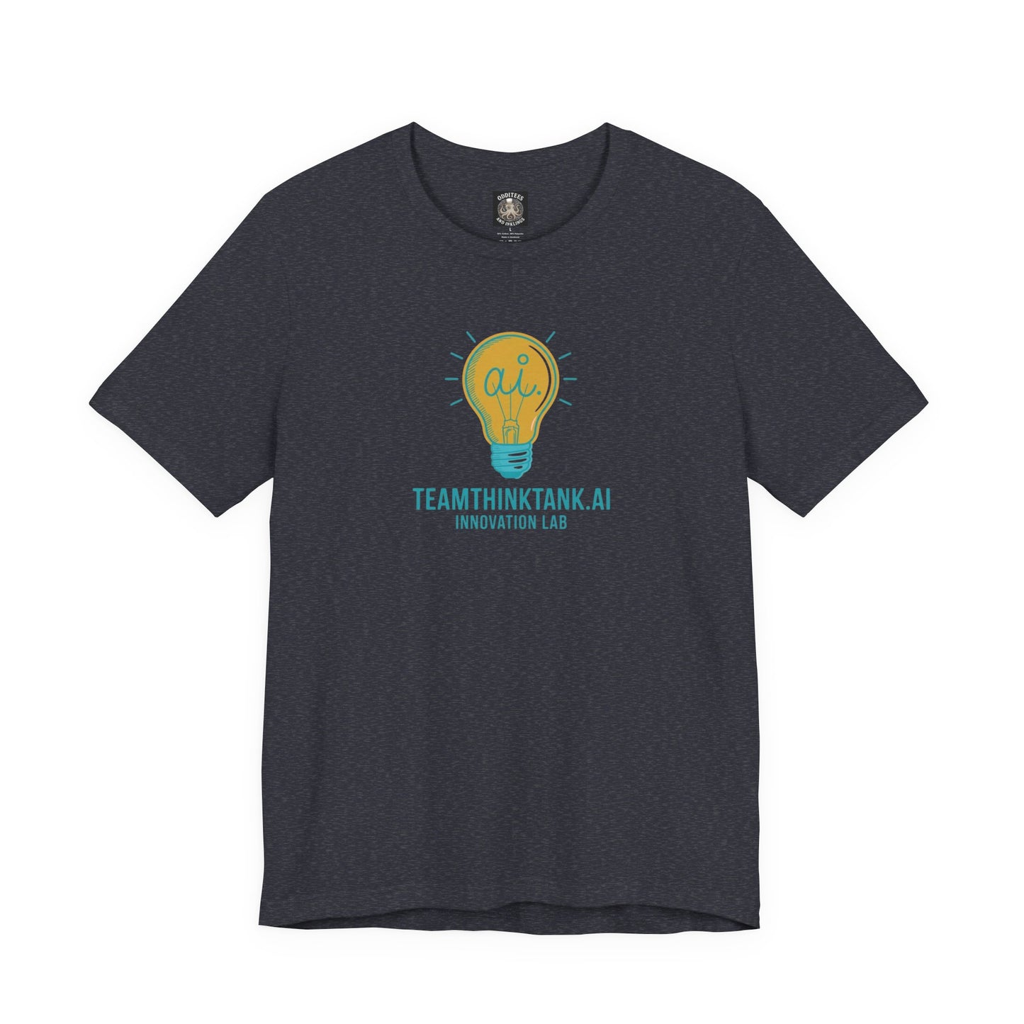 TeamThinkTank.ai Innovation Lab Bright Bulb T-Shirt — Corp Lightbulb Colorway Logo Tee