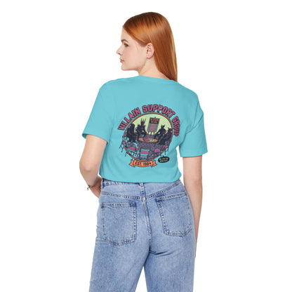 Villain Support Group T-Shirt — Funny Retro Supervillain Club Tee