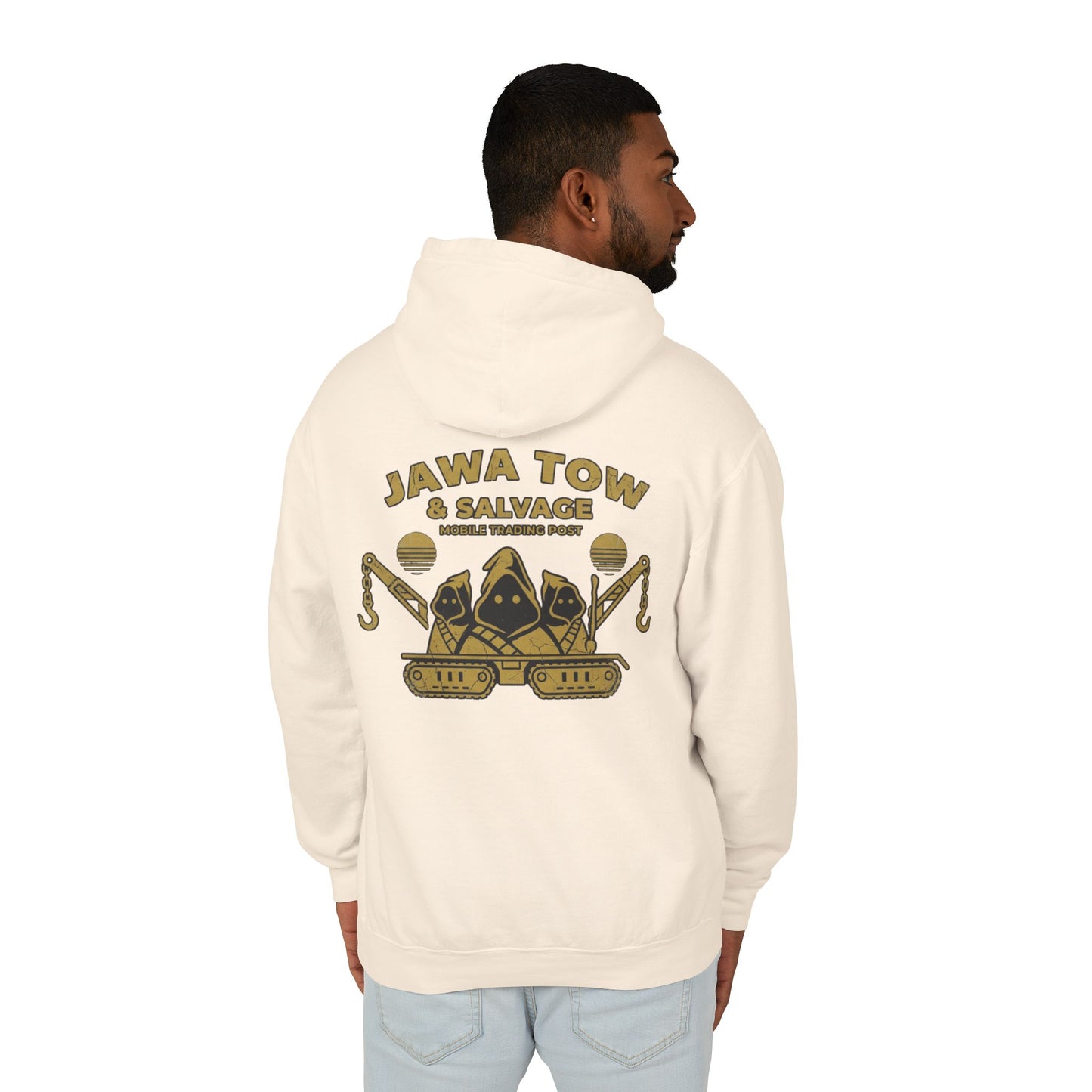 Jawa Tow & Salvage Hoodie - Star Wars Inspired "Mobile Trading Post" Pullover