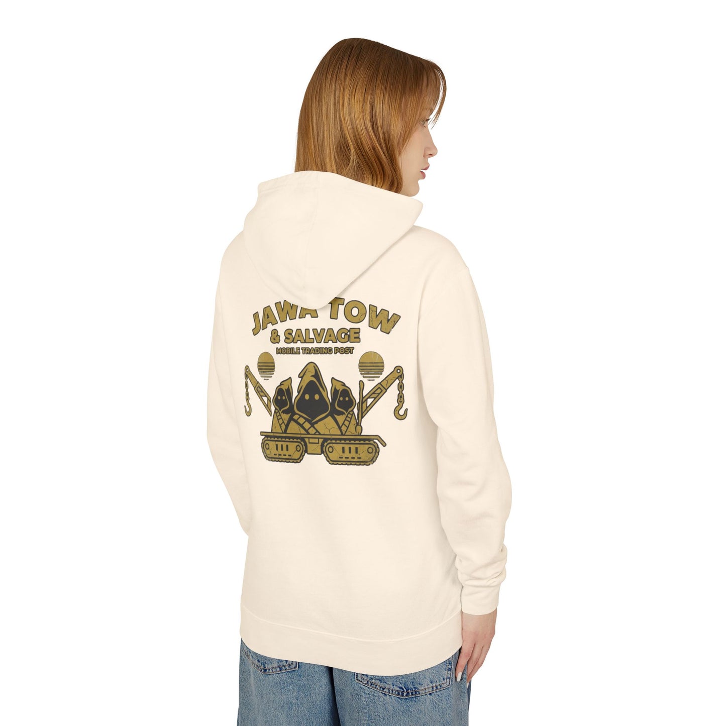 Jawa Tow & Salvage Hoodie - Star Wars Inspired "Mobile Trading Post" Pullover