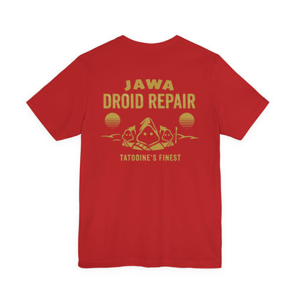 Jawa Droid Repair T‑Shirt — Tatooine’s Finest Vintage Sci‑Fi Star Wars Inspired Tee