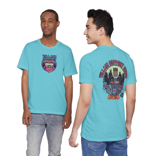 Villain Support Group T-Shirt — Funny Retro Supervillain Club Tee