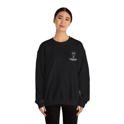 TeamThinkTank.ai Lightbulb Logo Crewneck Sweatshirt - Corp Logo