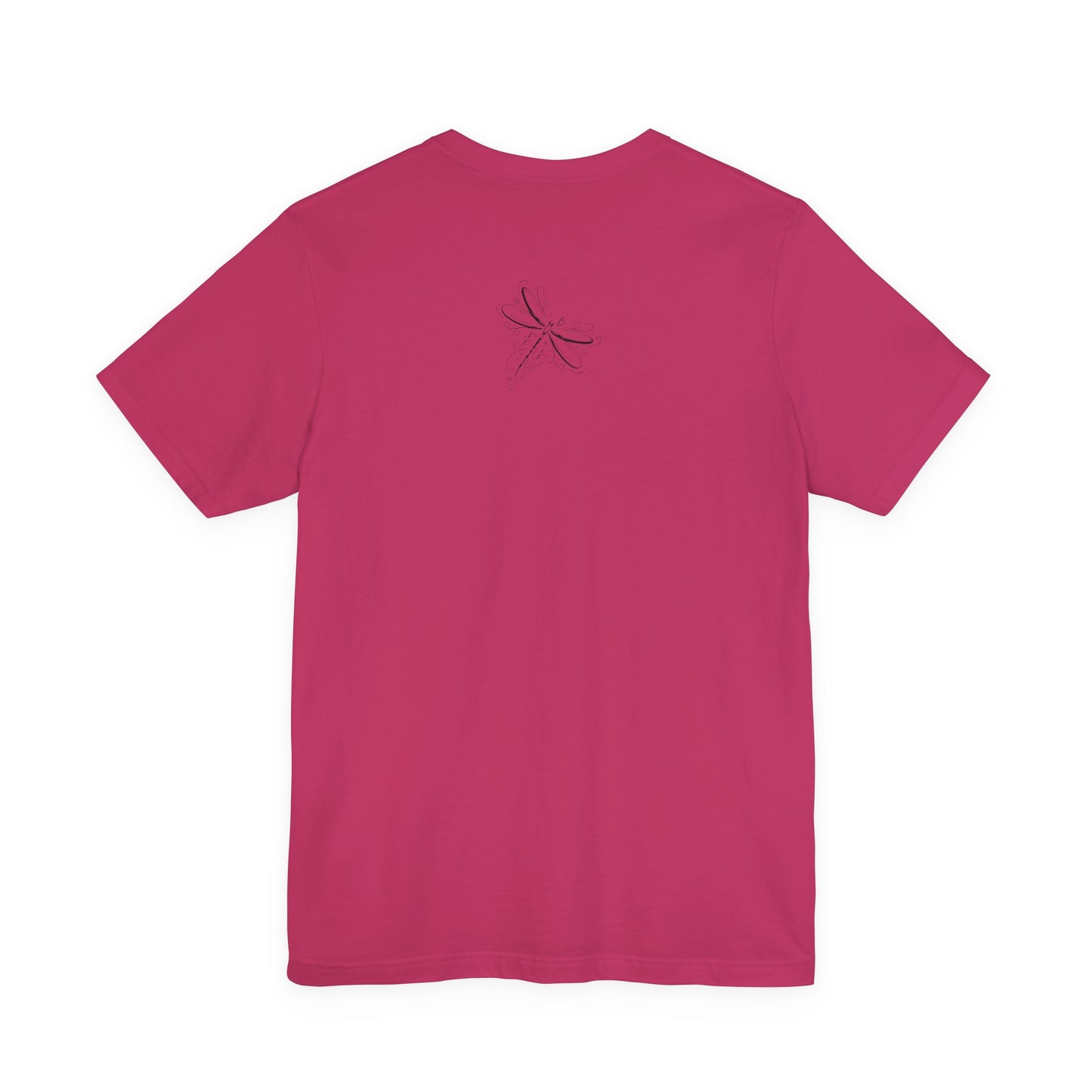 Dragonfly Line Art T-Shirt — Elegant Minimal Nature Tee