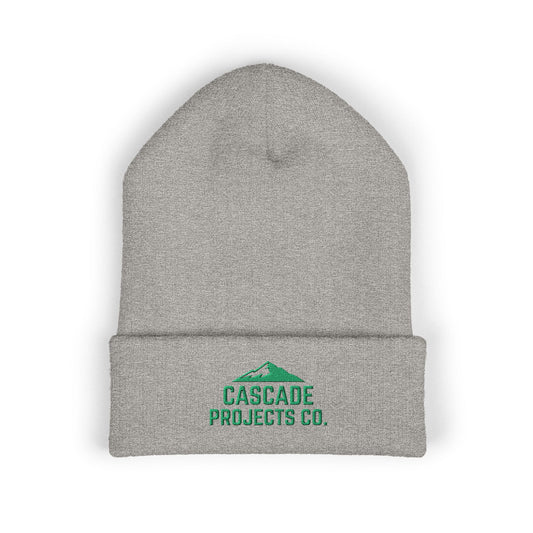 Cascade Projects Co. Embroidered Mountain Cuffed Beanie
