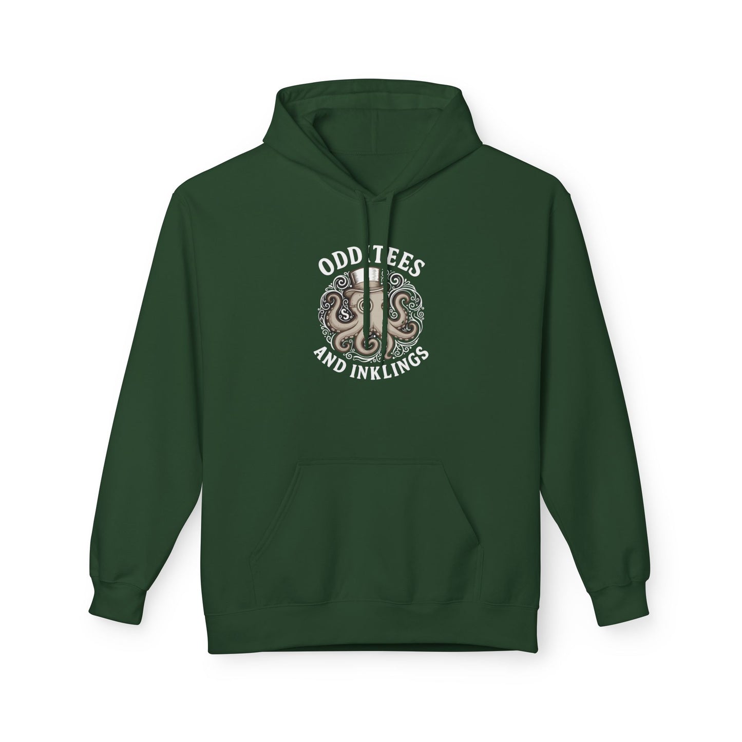 Octopus Logo Hoodie — "Odd Tees and Inklings" Graphic Pullover