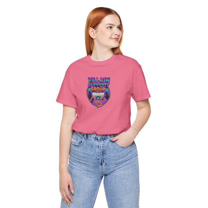 Villain Support Group T-Shirt — Funny Retro Supervillain Club Tee