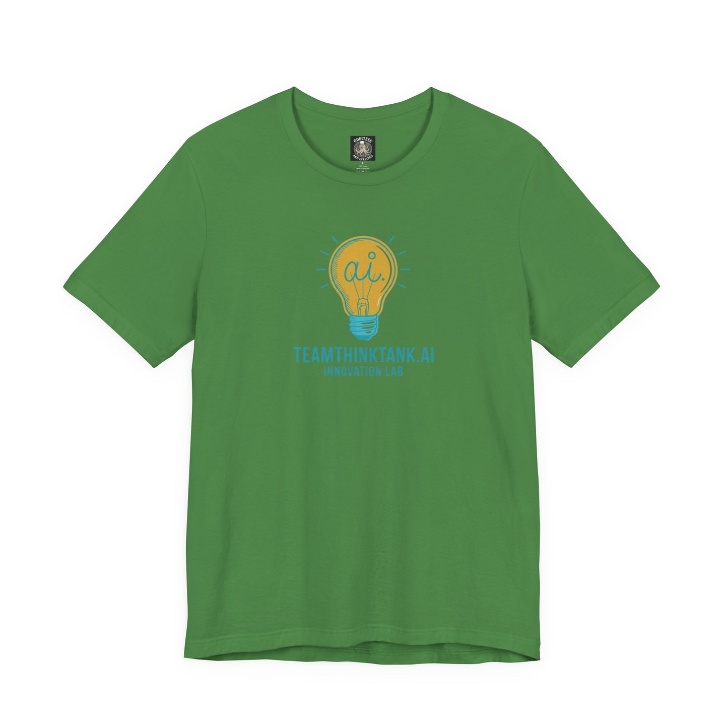 TeamThinkTank.ai Innovation Lab Bright Bulb T-Shirt — Corp Lightbulb Colorway Logo Tee