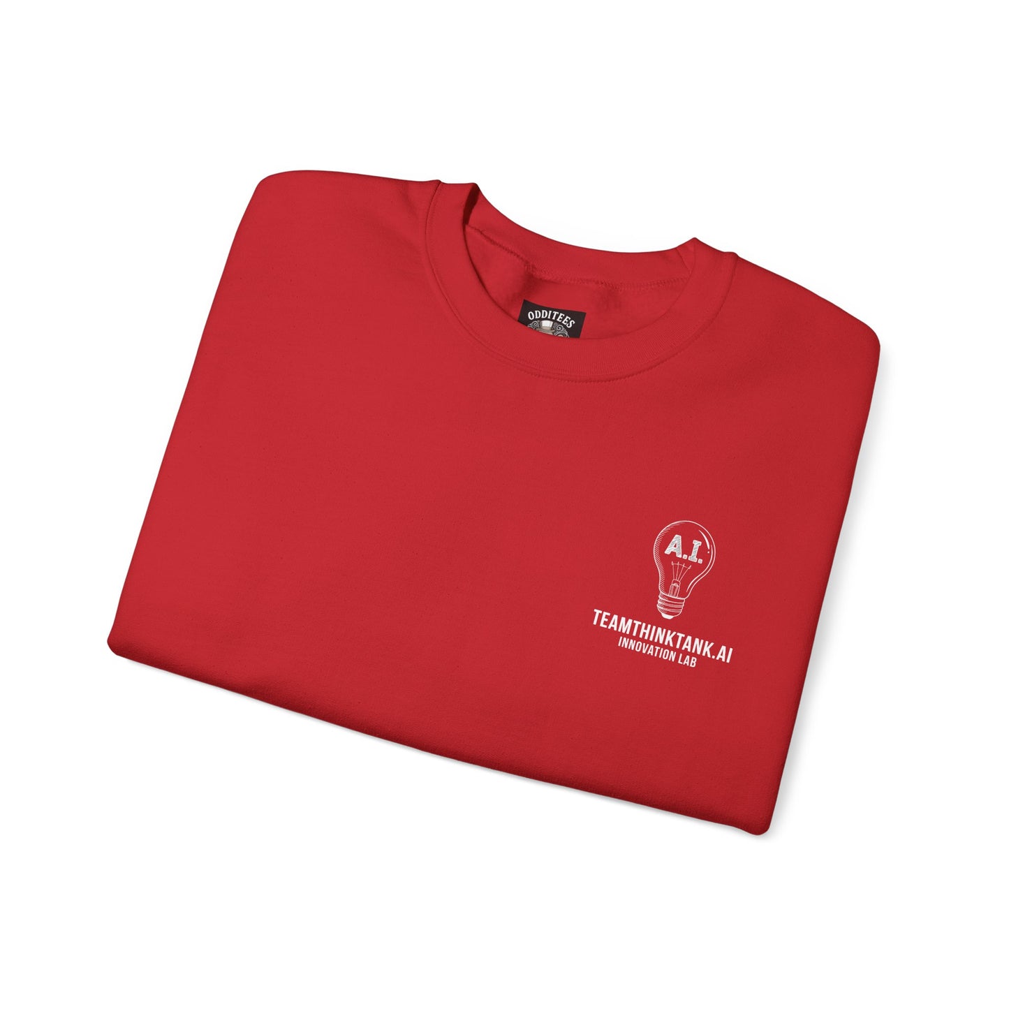 TeamThinkTank.ai Lightbulb Logo Crewneck Sweatshirt - Corp Logo