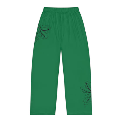 Dragonfly Women's Loungewear Pajama Bottoms - Shamrock Green