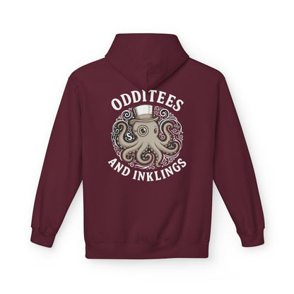 Octopus Logo Hoodie — "Odd Tees and Inklings" Graphic Pullover