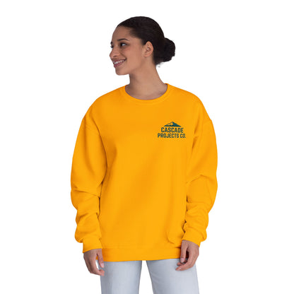 Cascade Projects Co. Crewneck Sweatshirt — Mountain Logo Pullover