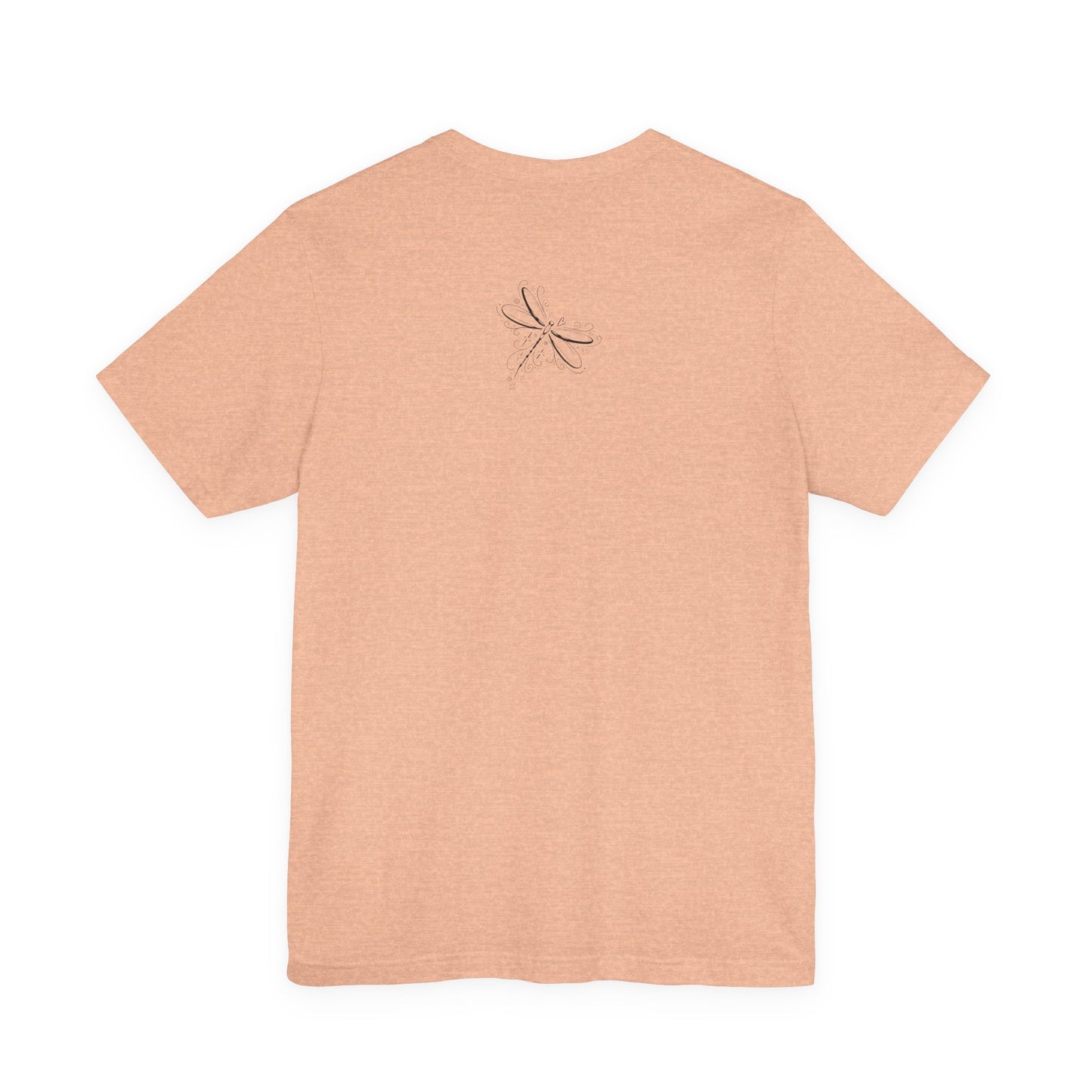 Dragonfly Line Art T-Shirt — Elegant Minimal Nature Tee