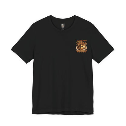 Indiana Scones Bakery Pop-Parody T‑Shirt — "It Belongs in a Bakery" Vintage 80's Adventure Bakery Tee