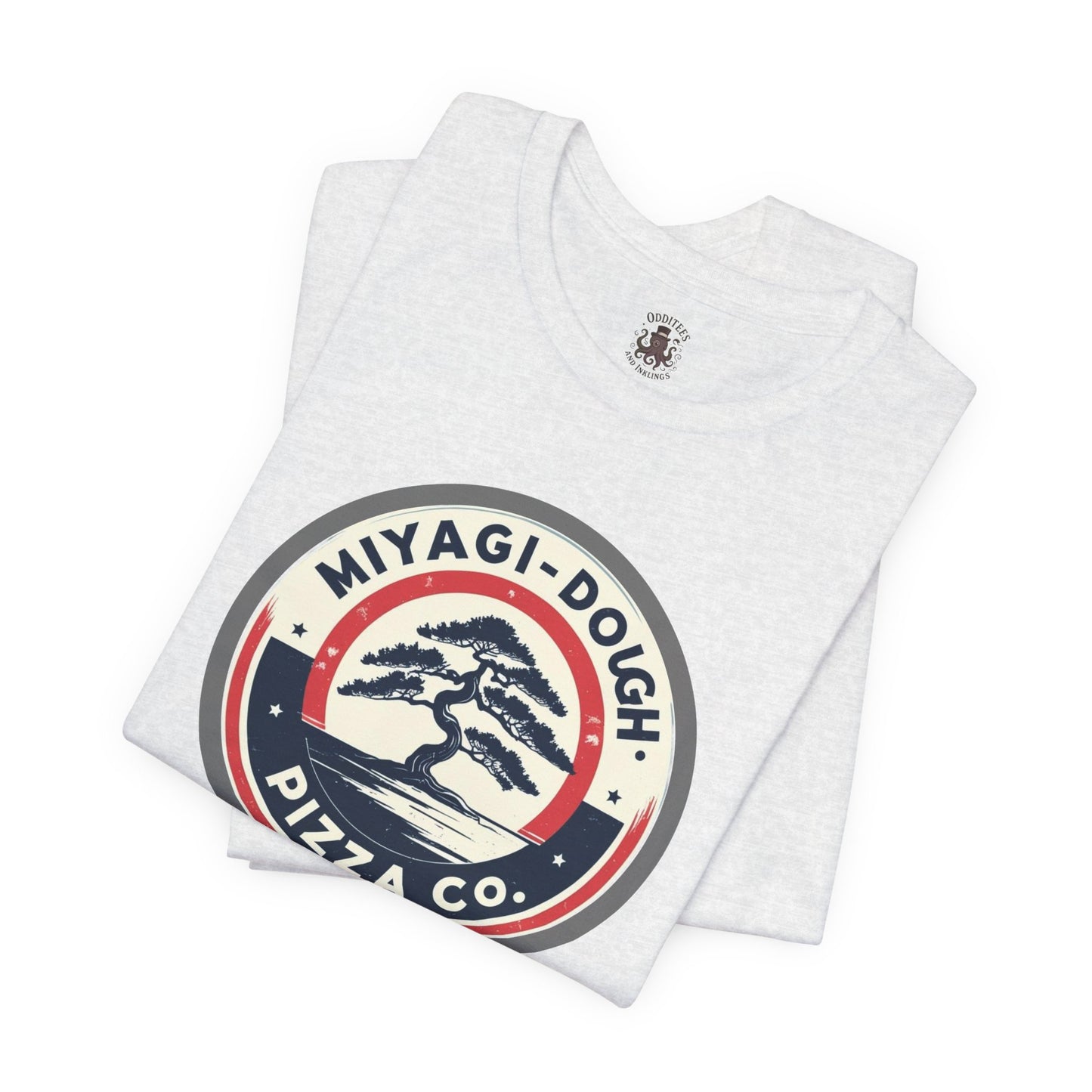 Miyagi-Dough Pizza Co. Tee — Vintage Bonsai Pizza Logo