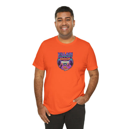 Villain Support Group T-Shirt — Funny Retro Supervillain Club Tee