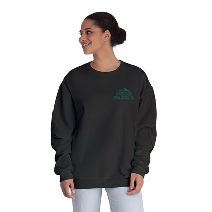 Cascade Projects Co. Crewneck Sweatshirt — Mountain Logo Pullover