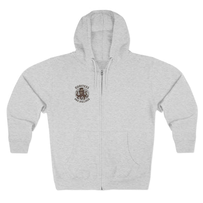 Octopus Logo Zip Hoodie — "Odditees and Inklings" Graphic Zip-Up