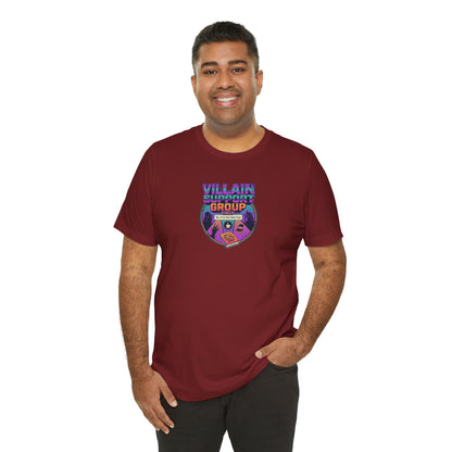 Villain Support Group T-Shirt — Funny Retro Supervillain Club Tee
