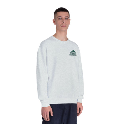 Cascade Projects Co. Crewneck Sweatshirt — Mountain Logo Pullover