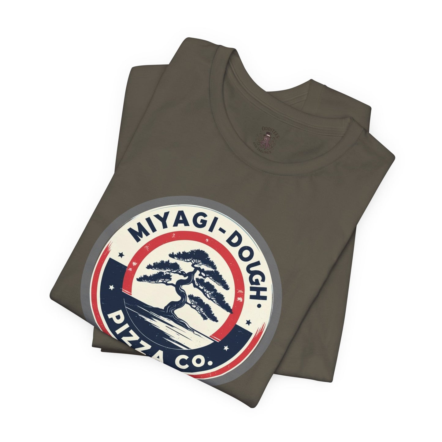 Miyagi-Dough Pizza Co. Tee — Vintage Bonsai Pizza Logo