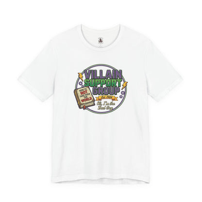 Villain Support Group T-Shirt — "I’m The Bad Guy" Graphic Tee