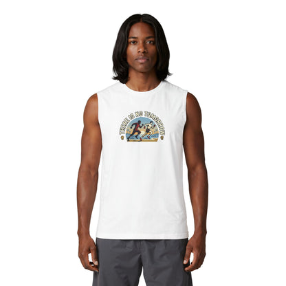 Muscle Tank — 'There Is No Tomorrow' Retro Running Graphic