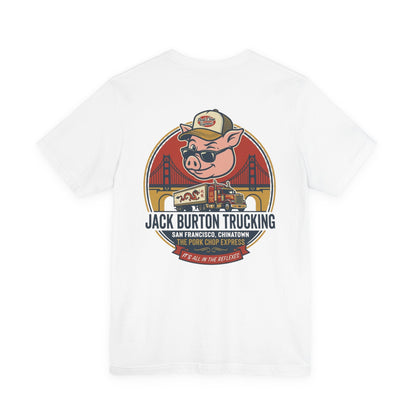 Trucker Pig Tee — "Jack Burton Trucking" San Francisco Vintage T‑Shirt