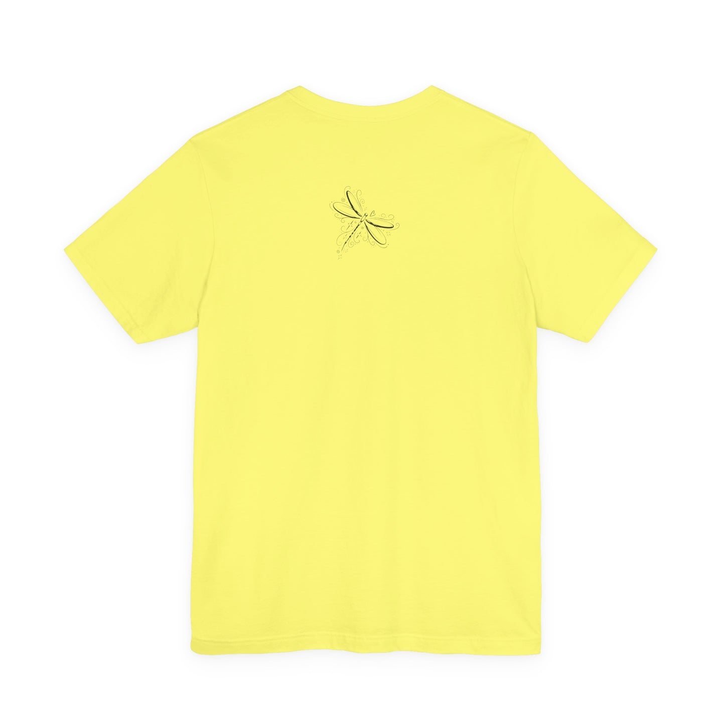 Dragonfly Line Art T-Shirt — Elegant Minimal Nature Tee