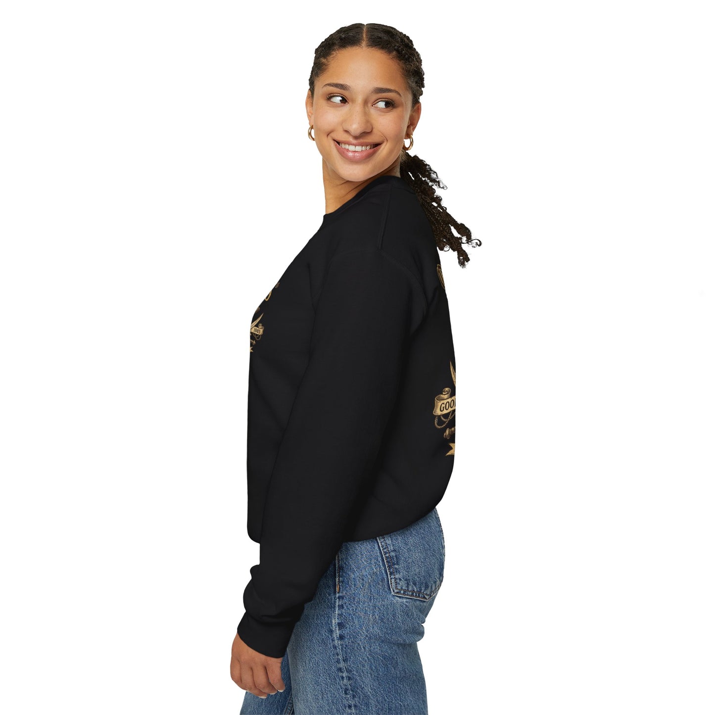 One-Eyed Willy’s Grotto Pirate Skull Crewneck Sweatshirt