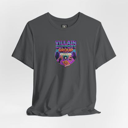 Villain Support Group T-Shirt — Funny Retro Supervillain Club Tee