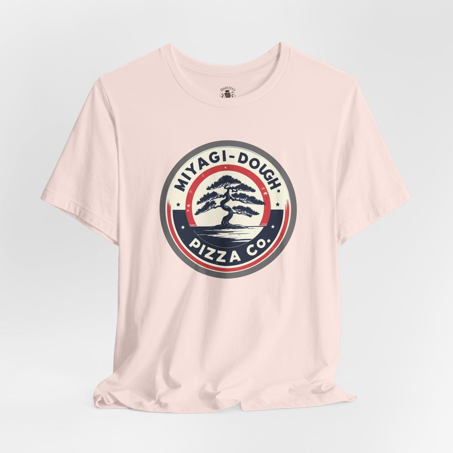 Miyagi-Dough Pizza Co. Tee — Vintage Bonsai Pizza Logo