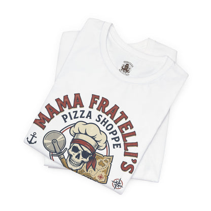 Kids Suck Pizza Tee — Mama Fratelli’s Pizza Shoppe Skull Graphic T-Shirt
