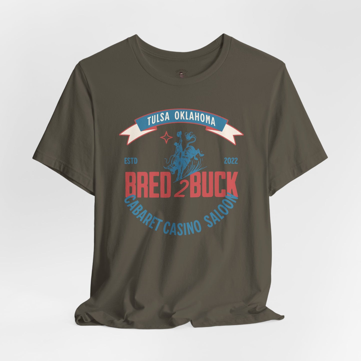 BRED 2 BUCK – Tulsa King Inspired Bull Riding Shirt | Western Cabaret Casino Saloon Tee