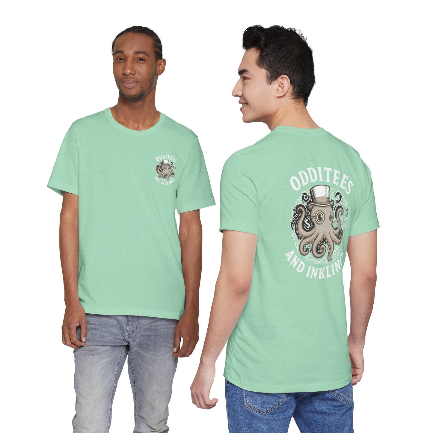 Octopus Graphic Tee — "Odditees and Inklings" Vintage Nautical T-Shirt
