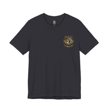 Smuggler's Mutual Insurance Cooperative Graphic Tee — "Coverage for When It Goes Sideways"