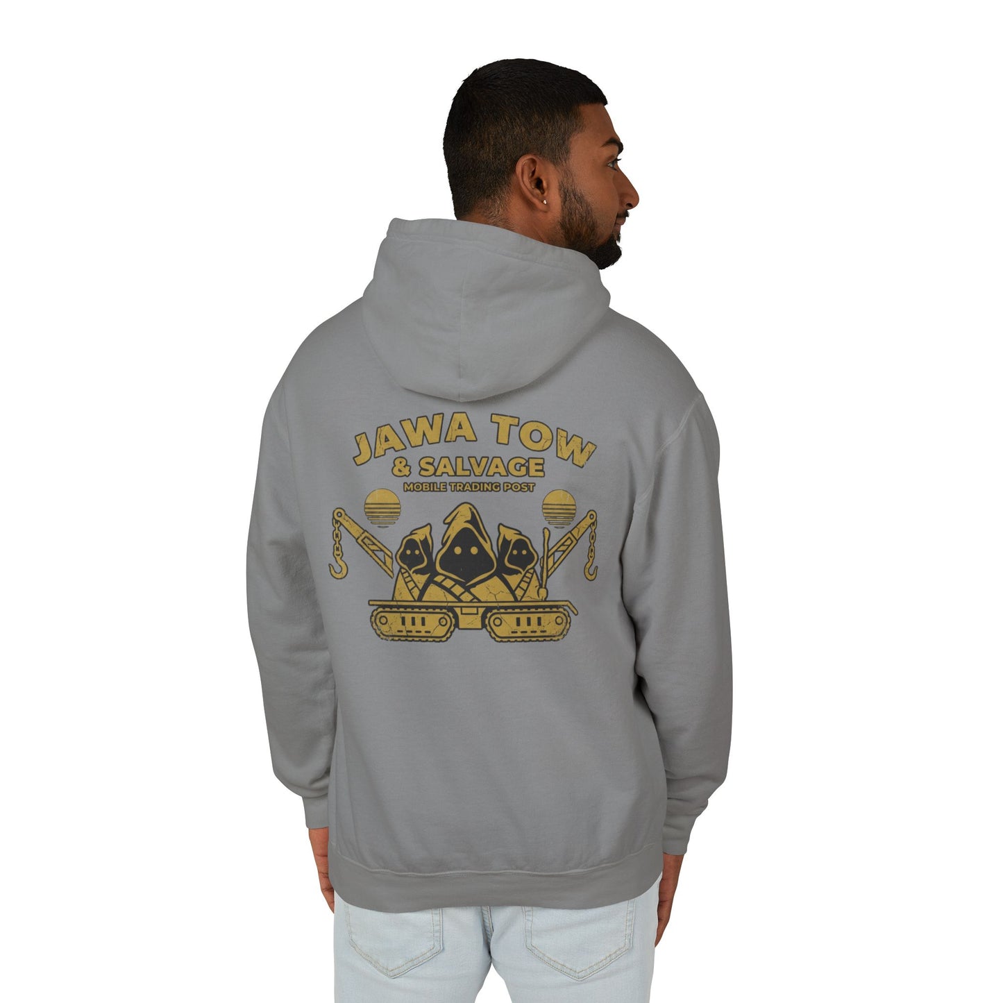 Jawa Tow & Salvage Hoodie - Star Wars Inspired "Mobile Trading Post" Pullover