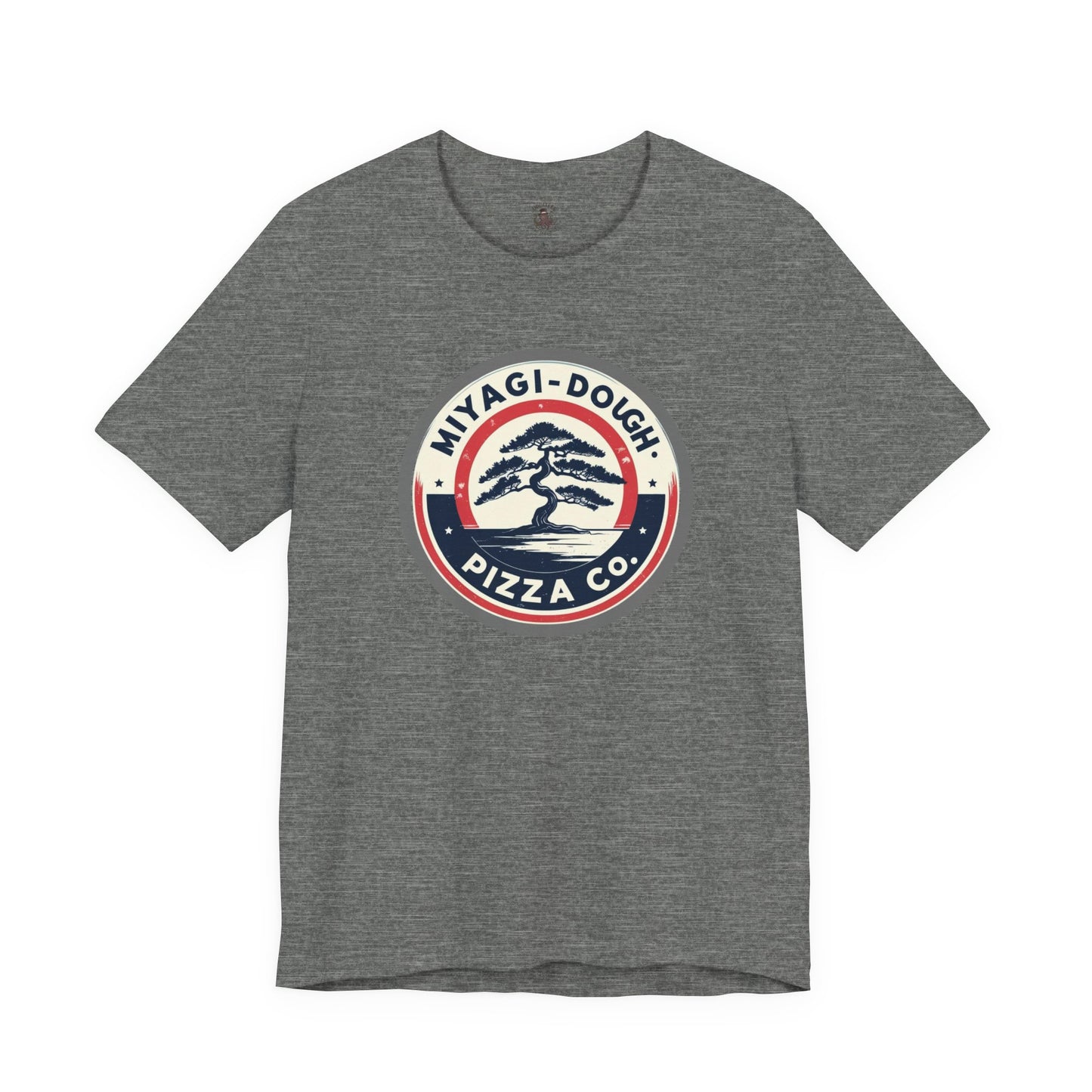 Miyagi-Dough Pizza Co. Tee — Vintage Bonsai Pizza Logo