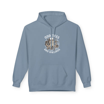 Octopus Logo Hoodie — "Odd Tees and Inklings" Graphic Pullover