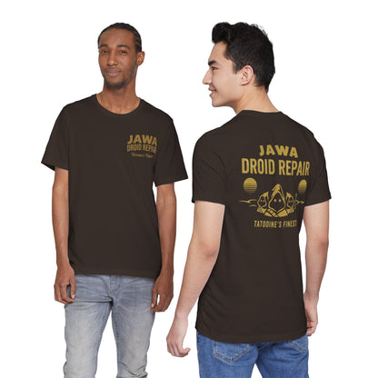 Jawa Droid Repair T‑Shirt — Tatooine’s Finest Vintage Sci‑Fi Star Wars Inspired Tee